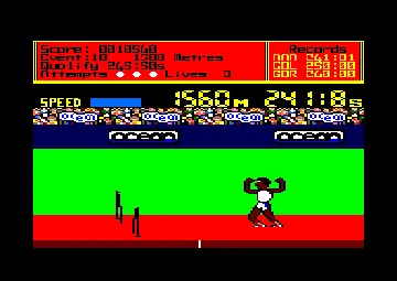 Daley Thompson's Decathlon (UK) (1985) (Trainer) screen shot game playing